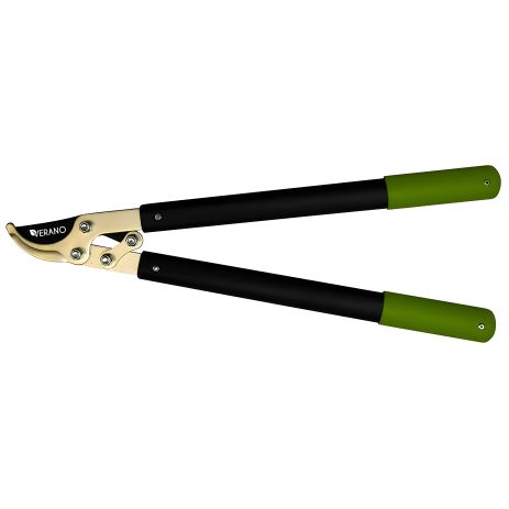 Секатор для веток 560 мм, диаметр среза 32 мм, косой срез, рычажный механизм VERANO | 71-830