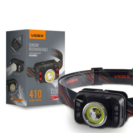Світлодіодний налобний ліхтарик VIDEX VLF-H035C 410Lm 5000K