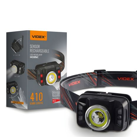 Світлодіодний налобний ліхтарик VIDEX VLF-H035C 410Lm 5000K Світлодіодний налобний ліхтарик VIDEX VLF-H035C 410Lm 5000K