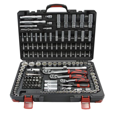 Набір професійних інструментів 1/2, 3/8 і 1/4 151 од Haisser 70220 Набір професійних інструментів 1/2, 3/8 і 1/4 151 од Haisser 70220