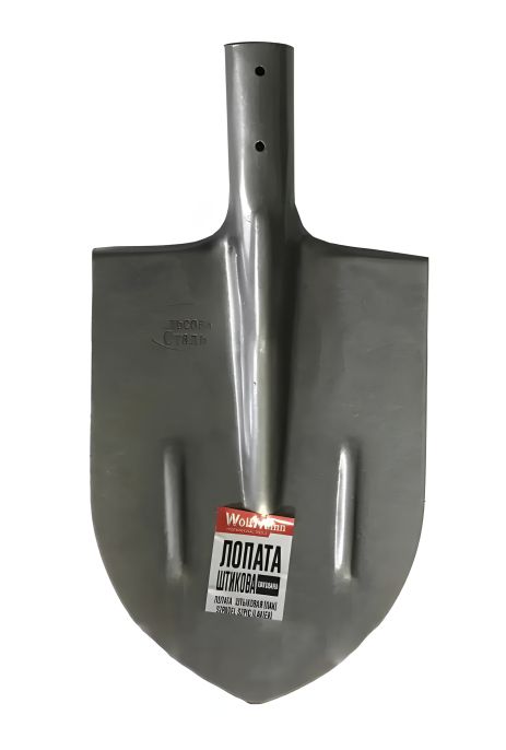 Лопата Штикова лакована "WoffMann professional tools" (Рейсова сталь) 1155 Лопата Штикова лакована "WoffMann professional tools" (Рейсова сталь) 1155