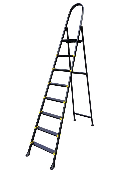 Сталеві драбина 8 сходинок, посилена (150 кг) SLIM (DRSL-08) Сталеві драбина 8 сходинок, посилена (150 кг) SLIM (DRSL-08)