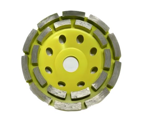 Шліфувальний дворядний алмазний круг, чашковий VMF EURO Industrial 125х22.2mm Шліфувальний дворядний алмазний круг, чашковий VMF EURO Industrial 125х22.2mm