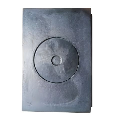 Чугунная варочная плита с 1 камфоркой (с фельцем) 480х320 мм Чугунная варочная плита с 1 камфоркой (с фельцем) 480х320 мм