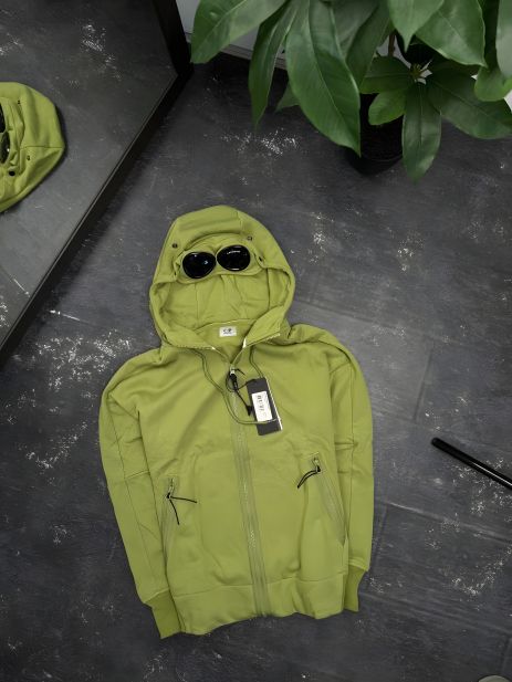 Zip Hoodie C.P Company оливковий колір Zip Hoodie C.P Company оливковий колір