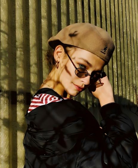 Берет Kangol у бежевому кольорі, англія Берет Kangol у бежевому кольорі, англія