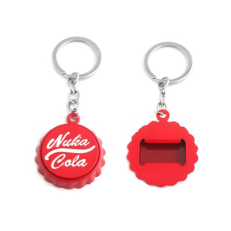Брелок для ключів у вигляді кришки пляшки Nuka Cola, відкривачка для пляшок Брелок для ключів у вигляді кришки пляшки Nuka Cola, відкривачка для пляшок