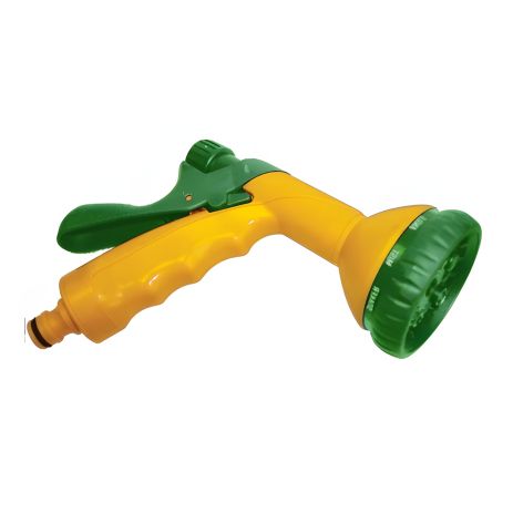 Пластиковий пістолет-розпилювач 10-позиційний з фіксатором потоку VERANO | 72-010