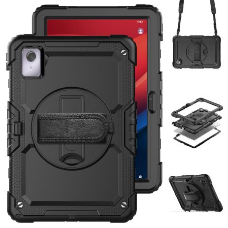 Чохол Rugged 3 Layers броньований протиударний з захистом Lenovo Tab K11 Plus 11.45 TB352FU 2025 Чорний