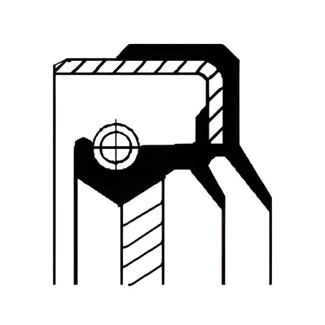 Уплотнительное кольцо (Corteco), оригинальная запчасть CORTECO (01034861B)