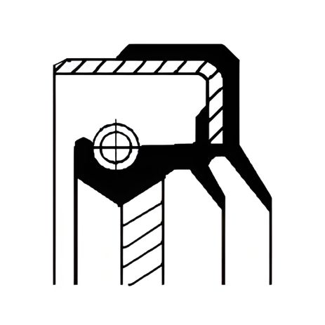 Сальник, виробництво CORTECO (01034861B) Сальник, виробництво CORTECO (01034861B)