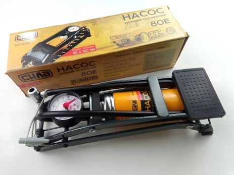 Посилений одноциліндровий ножний насос СИЛА (900434)