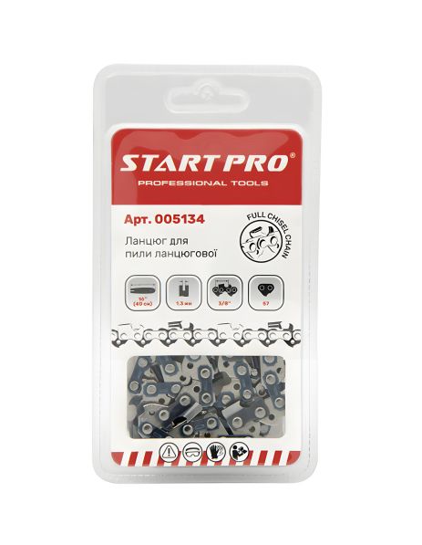 Ланцюг SUPER TOOTH для ланцюгової електропилки Start Pro 16''-3/8, 57 ланок Ланцюг SUPER TOOTH для ланцюгової електропилки Start Pro 16''-3/8, 57 ланок