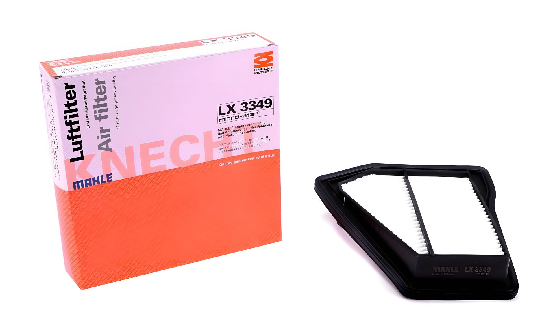 Воздушный фильтр HONDA CR-V, MAHLE/KNECHT (LX3349) Воздушный фильтр HONDA CR-V, MAHLE/KNECHT (LX3349)