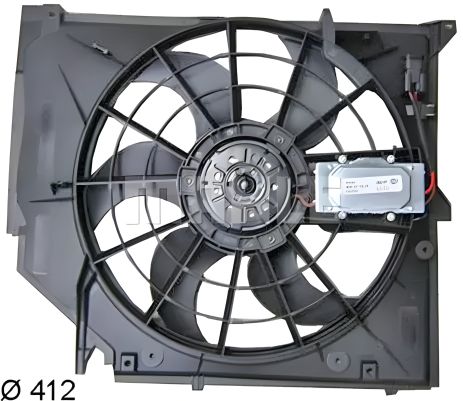 Радіатора вентилятор BMW 3 (E46) 98-07 (421мм), MAHLE/KNECHT (CFF137000S) Радіатора вентилятор BMW 3 (E46) 98-07 (421мм), MAHLE/KNECHT (CFF137000S)