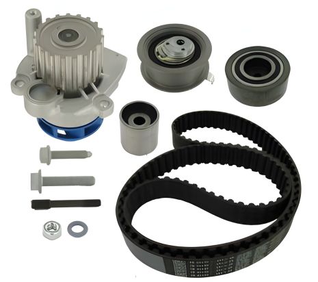 Насос водяной и комплект ГРМ для SEAT CORDOBA, VW POLO, SKODA FABIA, SKF (VKMC011302) Насос водяной и комплект ГРМ для SEAT CORDOBA, VW POLO, SKODA FABIA, SKF (VKMC011302)
