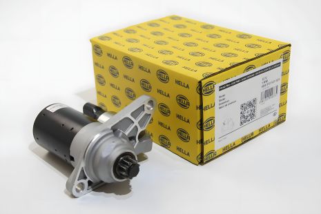 1.2-2.0 A3/Fabia/Octavia/Rapid/Golf/Jetta стартер 99-, HELLA (8EA012527531)