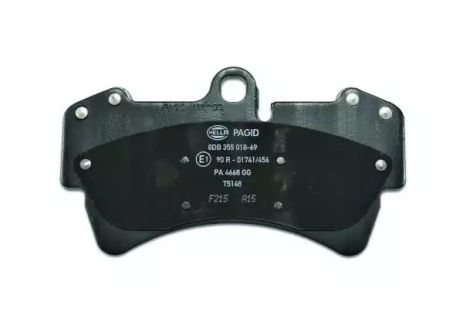 Колодки передние тормозные Audi Q7/Porsche Cayenne/VW Touareg 02-10, HELLA PAGID (8DB355018691)