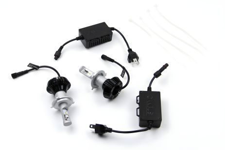 Автолампа H4 LED (12/24V, 4000LM, P43T, CANBUS), упаковка 2шт, BOSMA (6070)