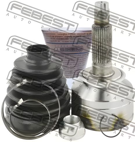 Зовнішній ШРУС 26x56x28 для KIA SORENTO 2.5 CRDi 2006-2011, FEBEST 2210SORBL Зовнішній ШРУС 26x56x28 для KIA SORENTO 2.5 CRDi 2006-2011, FEBEST 2210SORBL