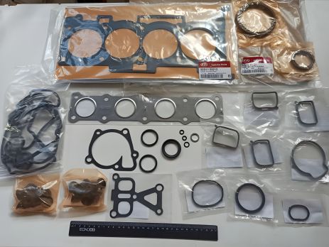 Прокладка двигуна Hyundai/KIA 2.4 G4KE (повний к-кт), MOBIS (209102GJ01) + сальники (20910-2GJ01)