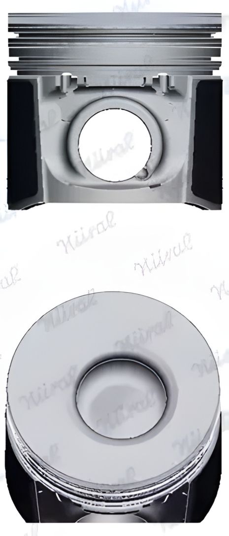 Поршень з кільцями FIAT 95,00 2.8TD Euro 3 99 - трапециевидний шатун, NURAL (8712220800)