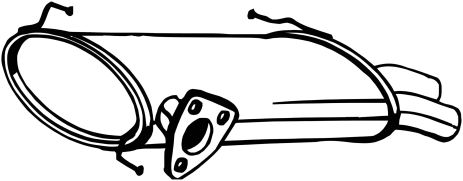 Задний глушитель CITROEN C-Crosser 07-12, BOSAL (135129) Задний глушитель CITROEN C-Crosser 07-12, BOSAL (135129)