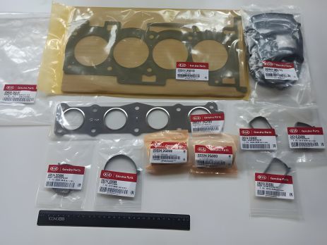 Прокладки двигуна (верхній к-кт) Hyundai/KIA 2.0 G4KD, MOBIS (209202GL02) + сальники (20920-2GL02) Прокладки двигуна (верхній к-кт) Hyundai/KIA 2.0 G4KD, MOBIS (209202GL02) + сальники (20920-2GL02)