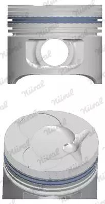 Поршень с кольцами MB 89,50 OM601/602 (пр-во NURAL) Поршень с кольцами MB 89,50 OM601/602 (пр-во NURAL)