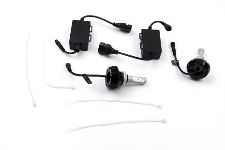 Автолампа HB4 LED 12/24V 9006 4000Lm білого кольору 6000K CANBUS Упаковка 2 шт, BOSMA (6445)