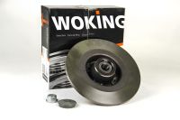 Гальмівний диск задній Reanult Scenic II/Megane II 03- (270x10) (+ABS) (з підшипником), WOKING (D6104720)