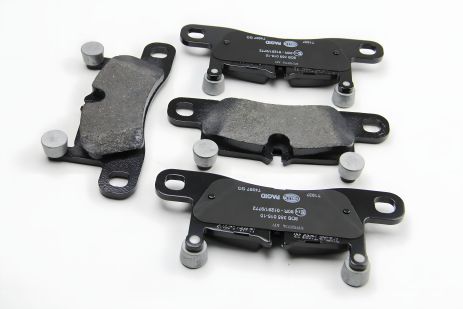 Задні гальмівні колодки VW Touareg, HELLA PAGID (8DB355015101)