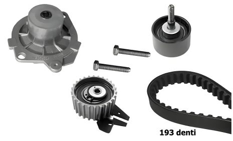 Комплект ГРМ (+ помпа) Doblo/Punto 1.9D 01-, BUGATTI (KBU5013B) Комплект ГРМ (+ помпа) Doblo/Punto 1.9D 01-, BUGATTI (KBU5013B)