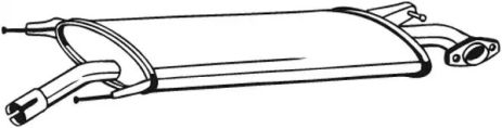 Глушник передній TOYOTATA RAV 4 MK III 05-13, BOSAL (279445) Глушник передній TOYOTATA RAV 4 MK III 05-13, BOSAL (279445)