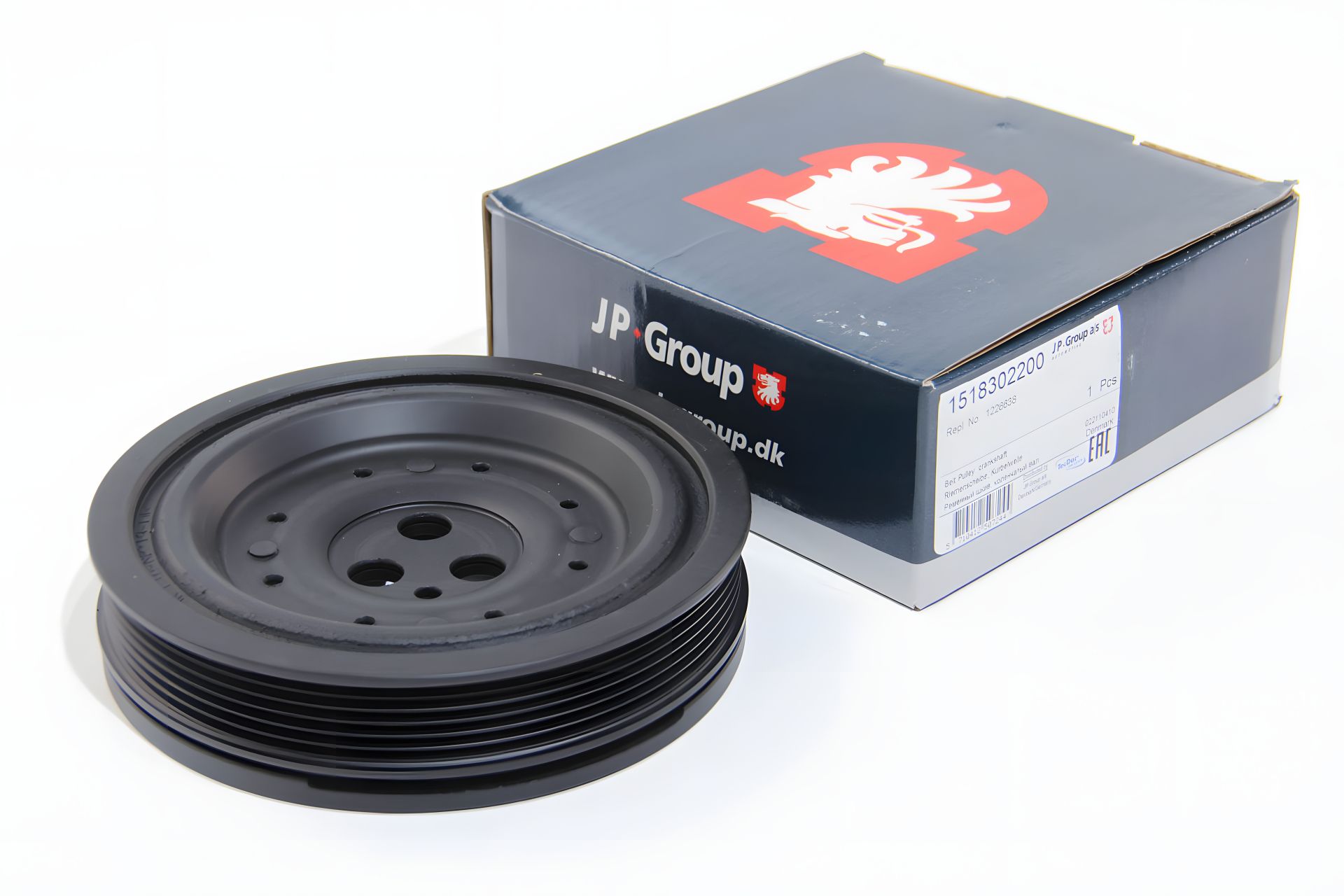 Коленчатый шкив вала Transit (V184) 2.0 DI/TDCi 00-06, JP Group (1518302200) Коленчатый шкив вала Transit (V184) 2.0 DI/TDCi 00-06, JP Group (1518302200)