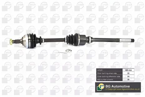 Полуось Berlingo 2.0HDI 00-07 R, BGA (DS1414RA) Полуось Berlingo 2.0HDI 00-07 R, BGA (DS1414RA)