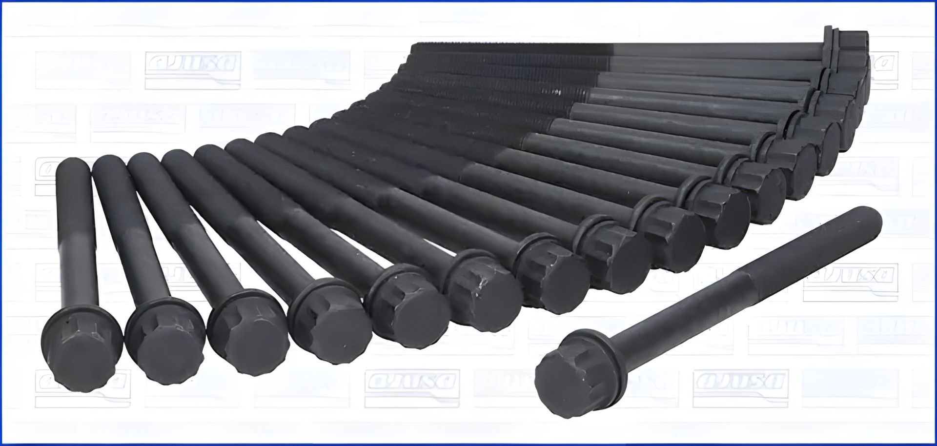 Комплект болтов ГБЦ для DODGE H, KIA K2500 от AJUSA (81045800) Комплект болтов ГБЦ для DODGE H, KIA K2500 от AJUSA (81045800)