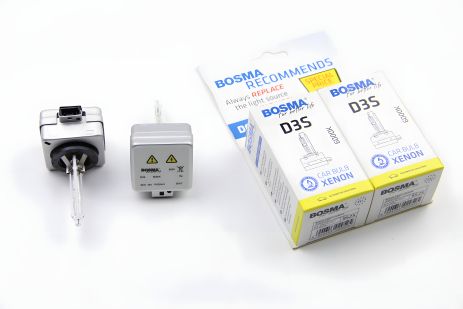 Ксенонова лампа D3S XENON 42V 35W PK32D-5 6000K Упаковка 2шт, BOSMA (9525D)