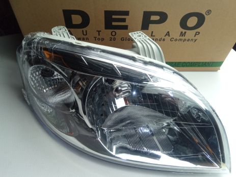 Фара в сборе Aveo T250, DEPO (235-1104R-LD-EM) правая (96650522)