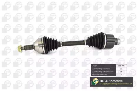 Полуось Mondeo III 2.0-2.5TDDI/TDCI 00-07 R, BGA (DS2303R)