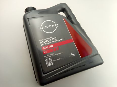 Моторна олива 5W-30 синтетична NISSAN Motor Oil C3 5л (KE900-91043)
