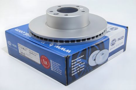 Гальмівний диск передній DB G-klass 90-, HELLA PAGID (8DD355132151)