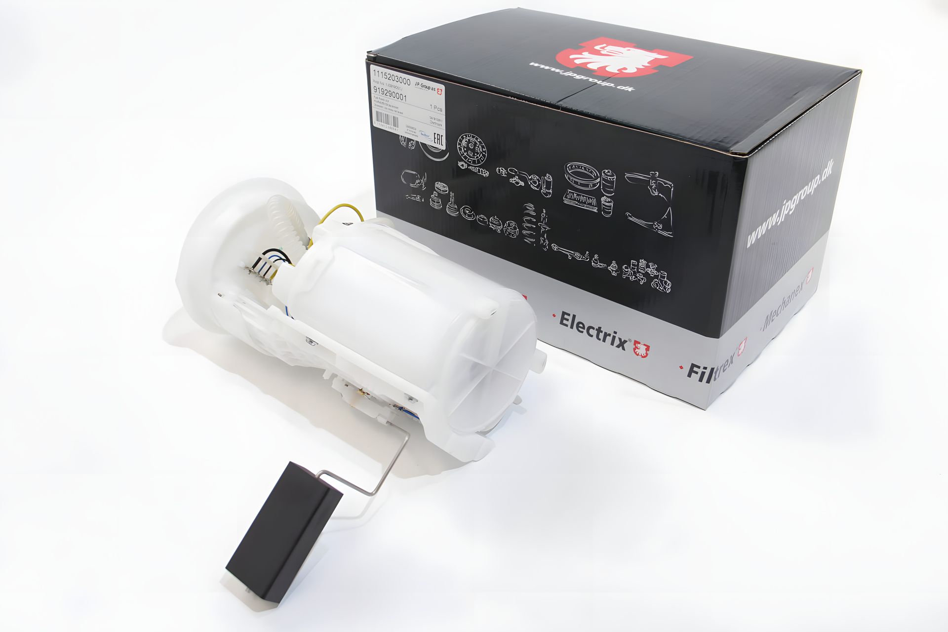 Топливный насос для моделей Fabia/Octavia/Golf 1.0-2.8i 1996-, JP Group (1115203000) Топливный насос для моделей Fabia/Octavia/Golf 1.0-2.8i 1996-, JP Group (1115203000)