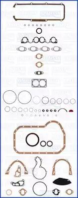 Комплект прокладок VW T3 1.6/1.7 D/TD 81- (повний/без прокладки ГБЦ), AJUSA (51007400)