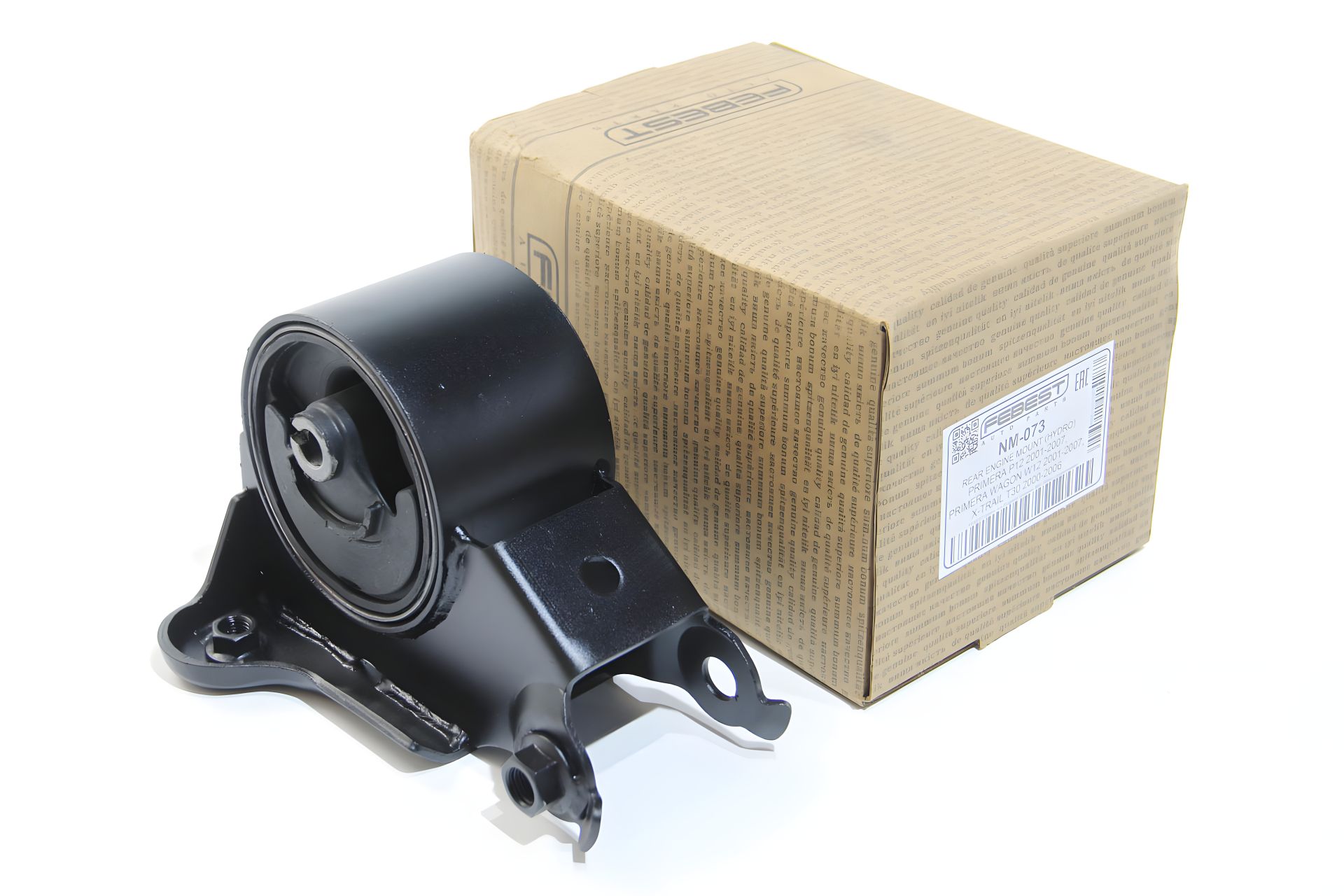 Задняя подушка двигателя для Nissan Primera/X-Trail, FEBEST (NM073) Задняя подушка двигателя для Nissan Primera/X-Trail, FEBEST (NM073)