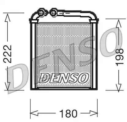 Радiатор пiчки VAG Octavia/EOS/Golf/Passat 1,4-3,6 03-13, DENSO (DRR32005)