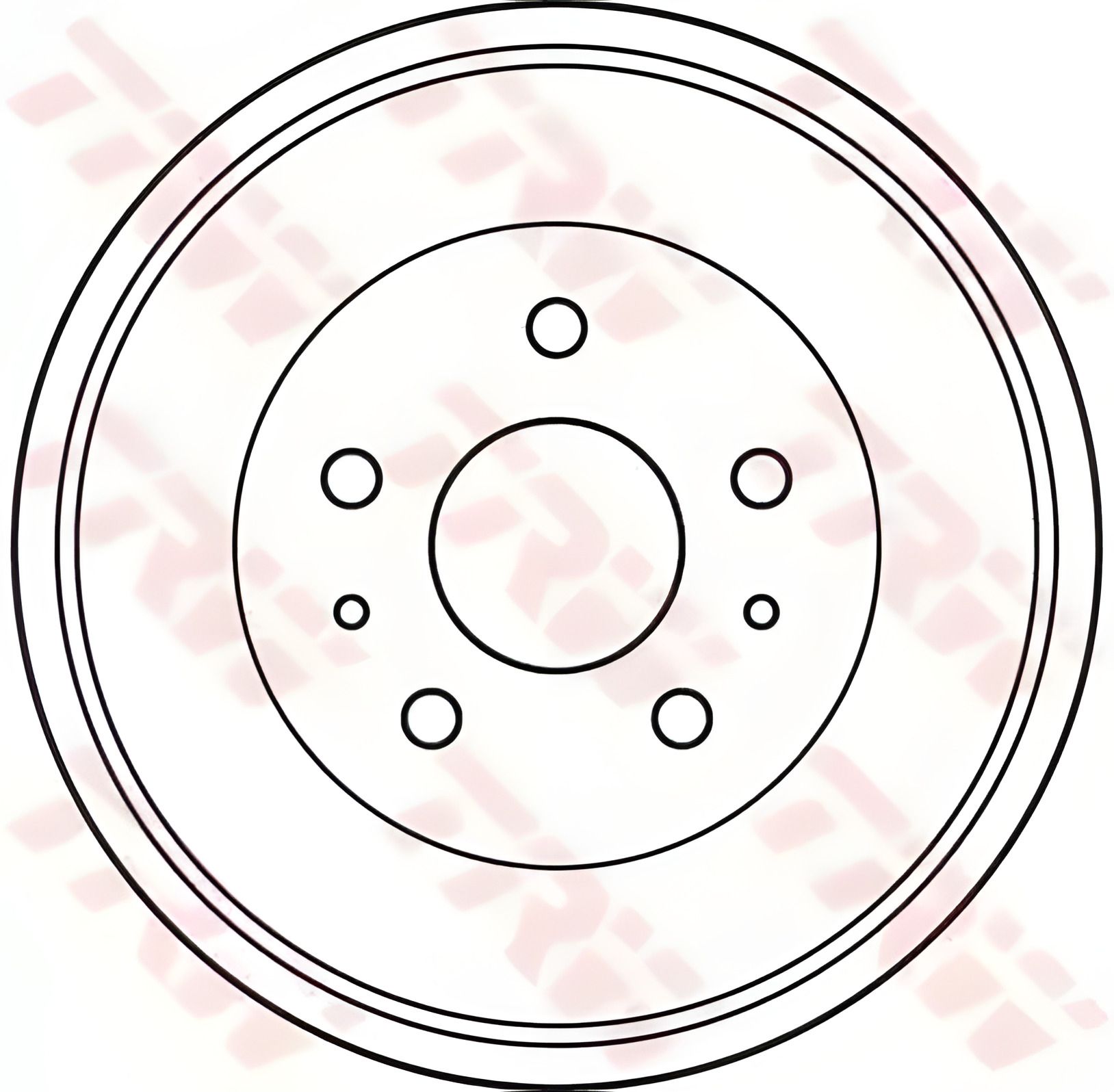 Барабан гальмівний FORD Focus 03-12, TRW (DB4392) Барабан гальмівний FORD Focus 03-12, TRW (DB4392)