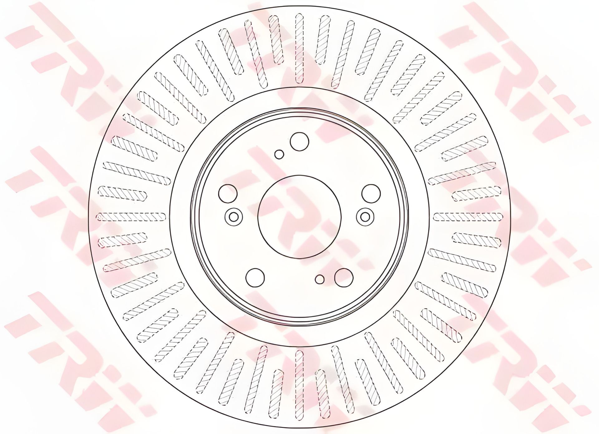 Передний тормозной диск для HONDA ACCORD IX, TOURER (CU) 2.4 I-VTEC, TRW (DF6437) Передний тормозной диск для HONDA ACCORD IX, TOURER (CU) 2.4 I-VTEC, TRW (DF6437)