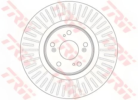 Передний тормозной диск для HONDA ACCORD IX, TOURER (CU) 2.4 I-VTEC, TRW (DF6437) Передний тормозной диск для HONDA ACCORD IX, TOURER (CU) 2.4 I-VTEC, TRW (DF6437)