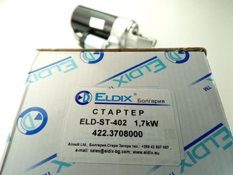 Стартер ГАЗ 402 дв. с редуктором на пост. магнитах, Eldix (ELD-ST-G402) (4022-3708000)